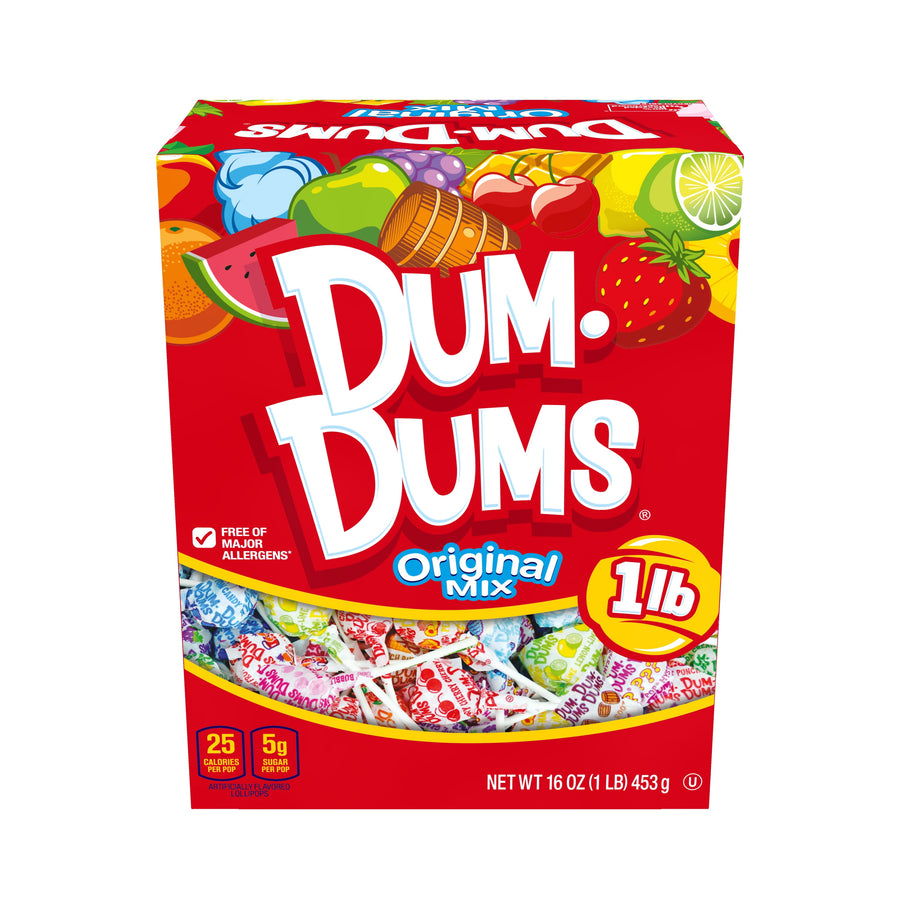 Dum Dums Original Mix Lollipops, 16 oz