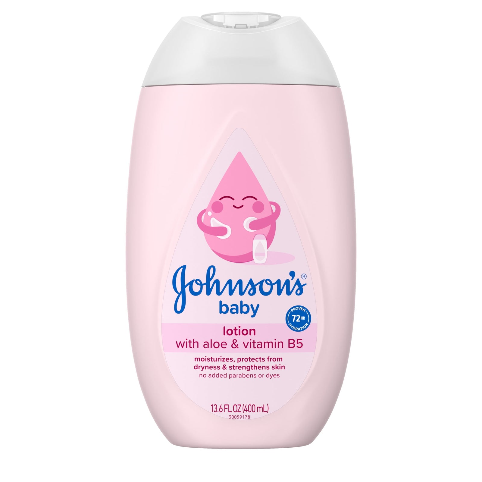 Johnson's Baby moisturizing lotion with coconut oil and aloe 13.6 fl oz