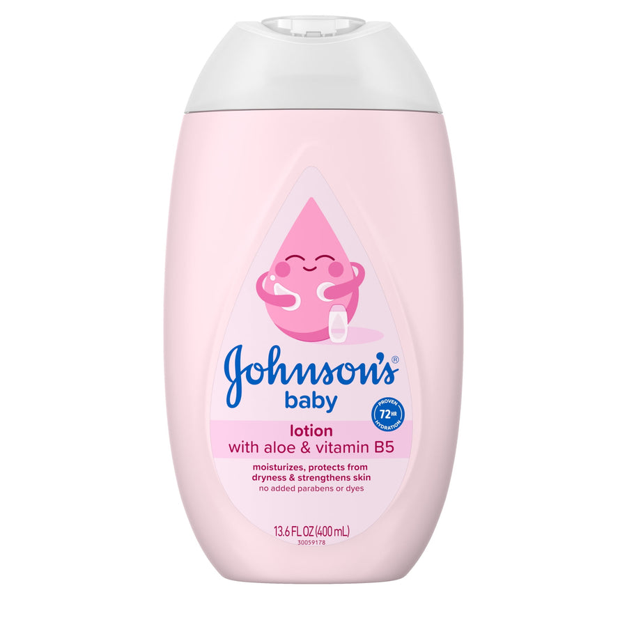 Johnson's Baby moisturizing lotion with coconut oil and aloe 13.6 fl oz