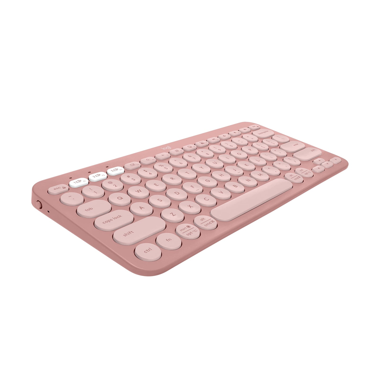 Logitech Pebble Keys 2 K380s Bluetooth keyboard in Tonal Rose