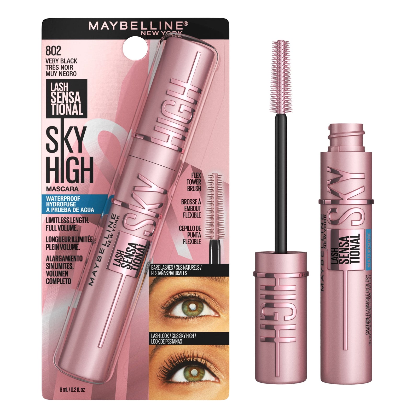 Maybelline Sky High Waterproof Mascara Very Black