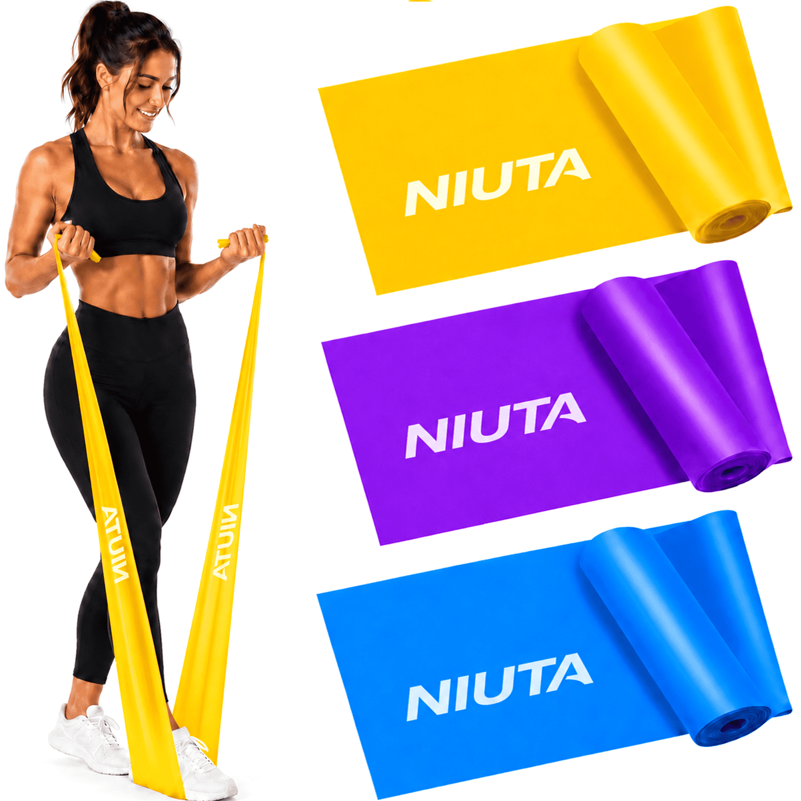 NIUTA Resistance Bands, 3 Pack