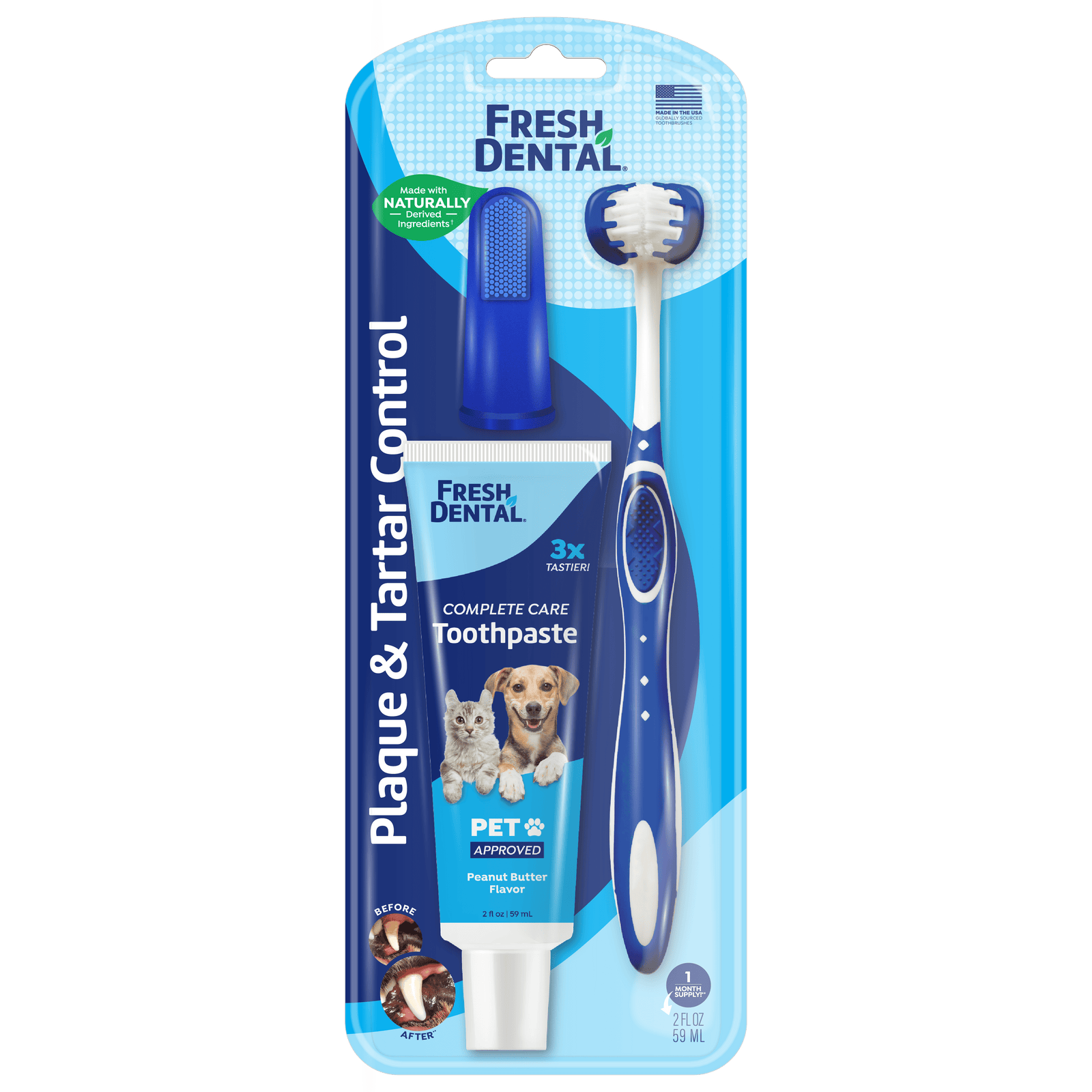 Naturel Promise Fresh Dental Kit for Dogs and Cats
