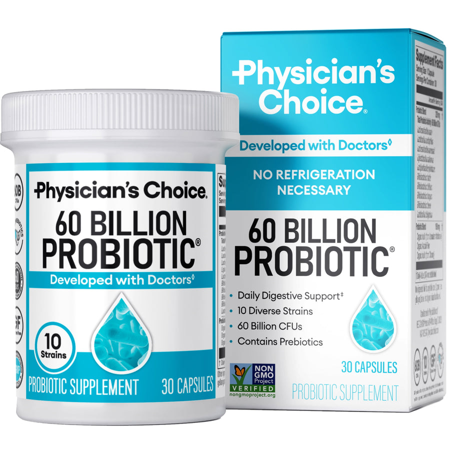 Physician's Choice 60 Billion Probiotic 30 count bottle