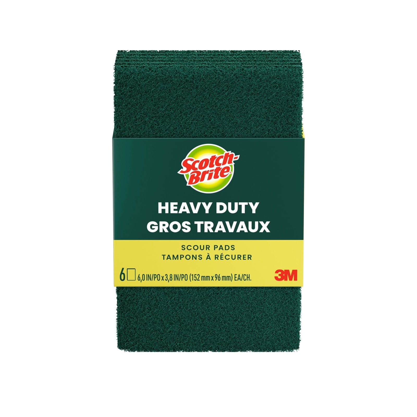 Scotch-Brite Heavy Duty Scour Pads 6 Count