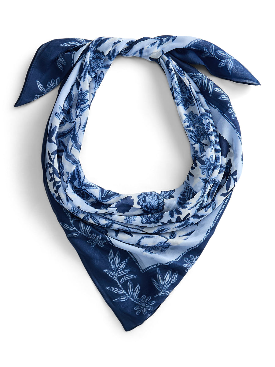 Time and Tru Floral Print Scarf