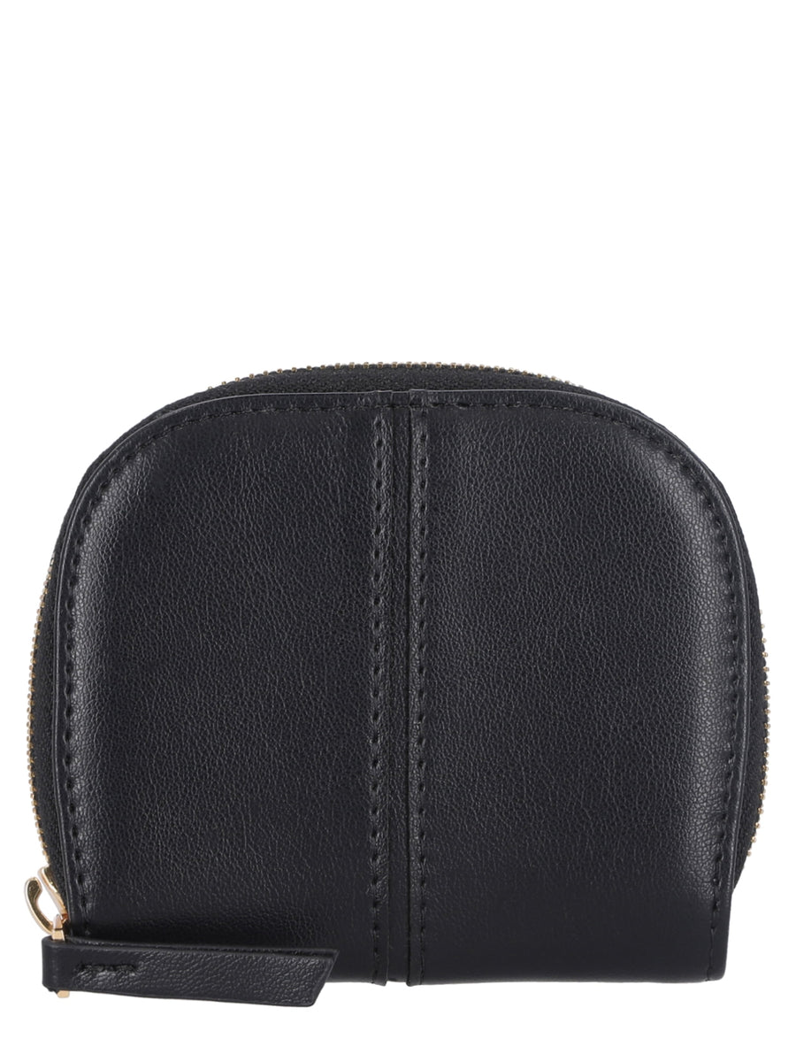 Time and Tru Becca Zip Wallet, Black
