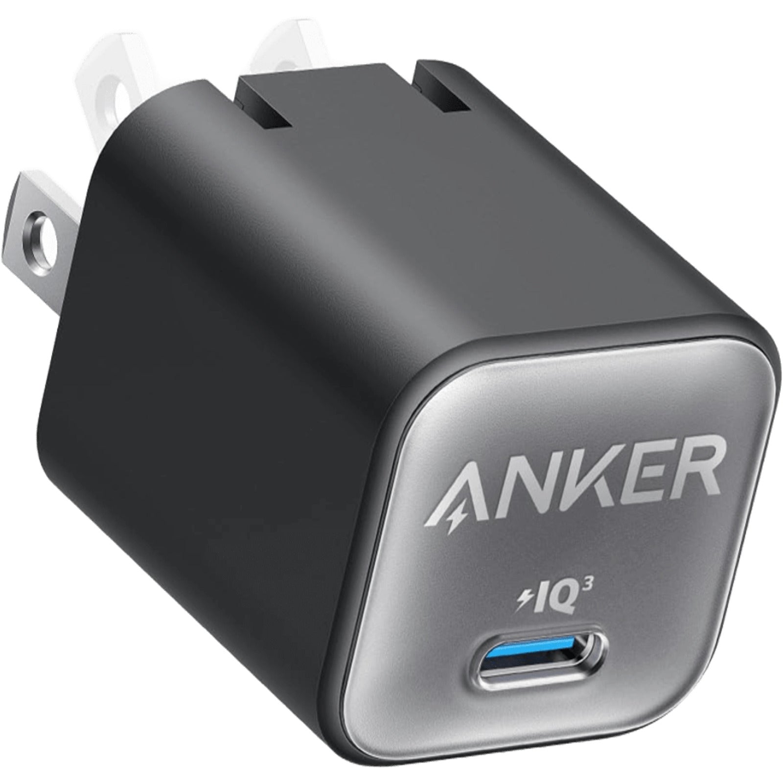 Anker Nano 30W USB-C wall charger centered on a white background