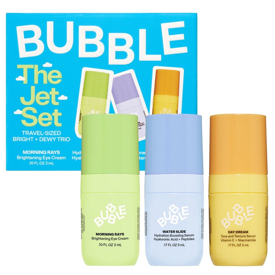 Bubble Skincare The Jet Set mini serum trio