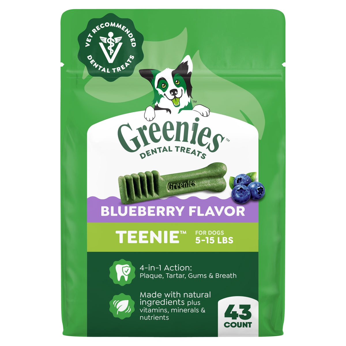 Greenies Blueberry Teenie 43 count