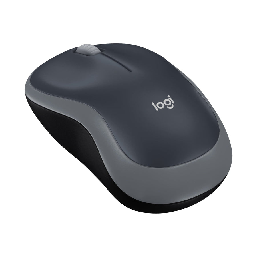 Logitech M185 wireless mouse in Swift Gray