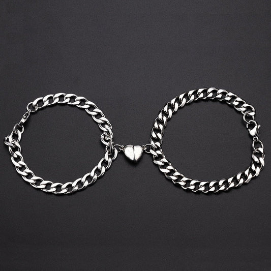 Love Magnet Attracts a Pair Of Male And Female Couple Bracelets - DSKOVA - CJSL113605201AZ