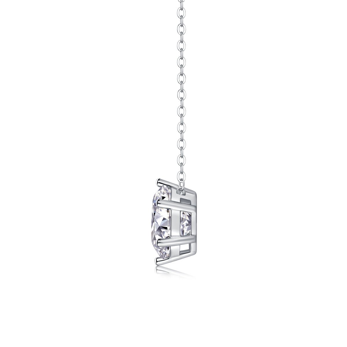 Rose Luxury Fashion Diamond Pendant Necklace - DSKOVA - CJJE233609602BY