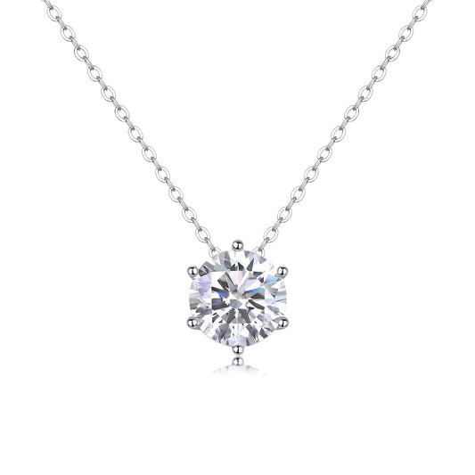 Rose Luxury Fashion Diamond Pendant Necklace - DSKOVA - CJJE233609602BY
