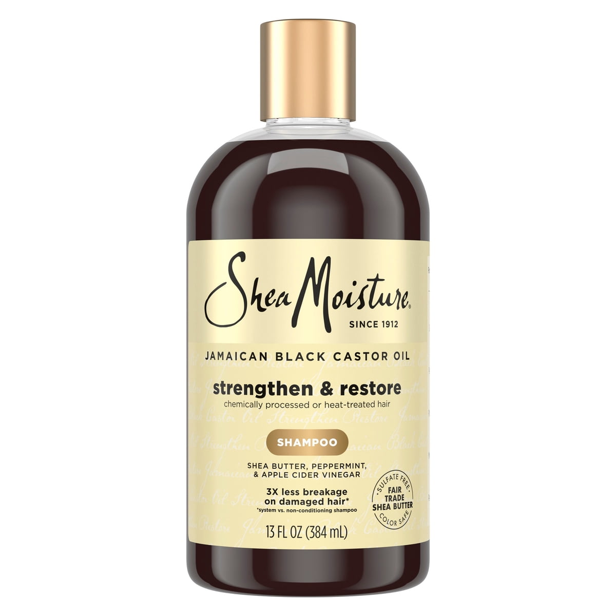 SheaMoisture Jamaican Black Castor Oil Strengthen and Restore Shampoo, 13 fl oz